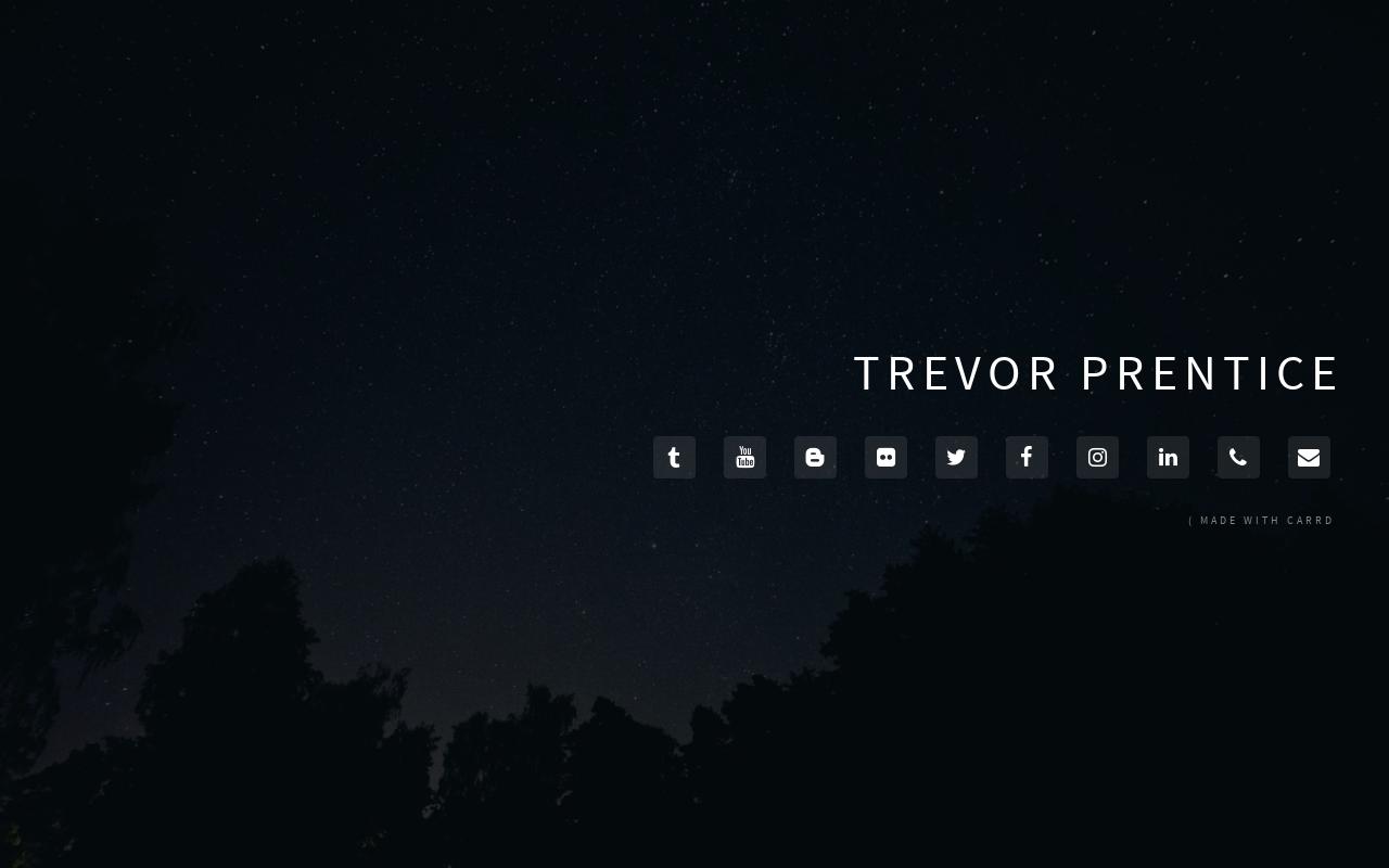 Carrd profile picture for @trevor
